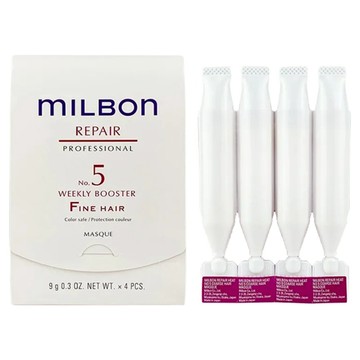 mILBOn 護髮系列 潤活護髮 No.5 細軟髮 4個  36g  1組