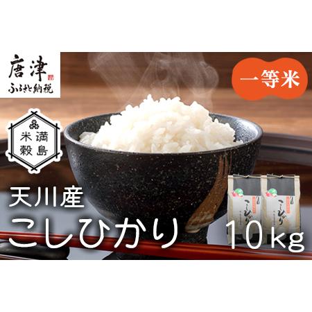 ふるさと納税 特別栽培米  唐津市天川産 こしひかり 5kg×2 (合計10kg) 減肥減農薬で育てた特別栽培米をお届け たんぱく質が少な.. 佐賀県唐津市