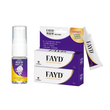飛宜得Fayd 凝膠15g x2+噴霧OK繃10ml