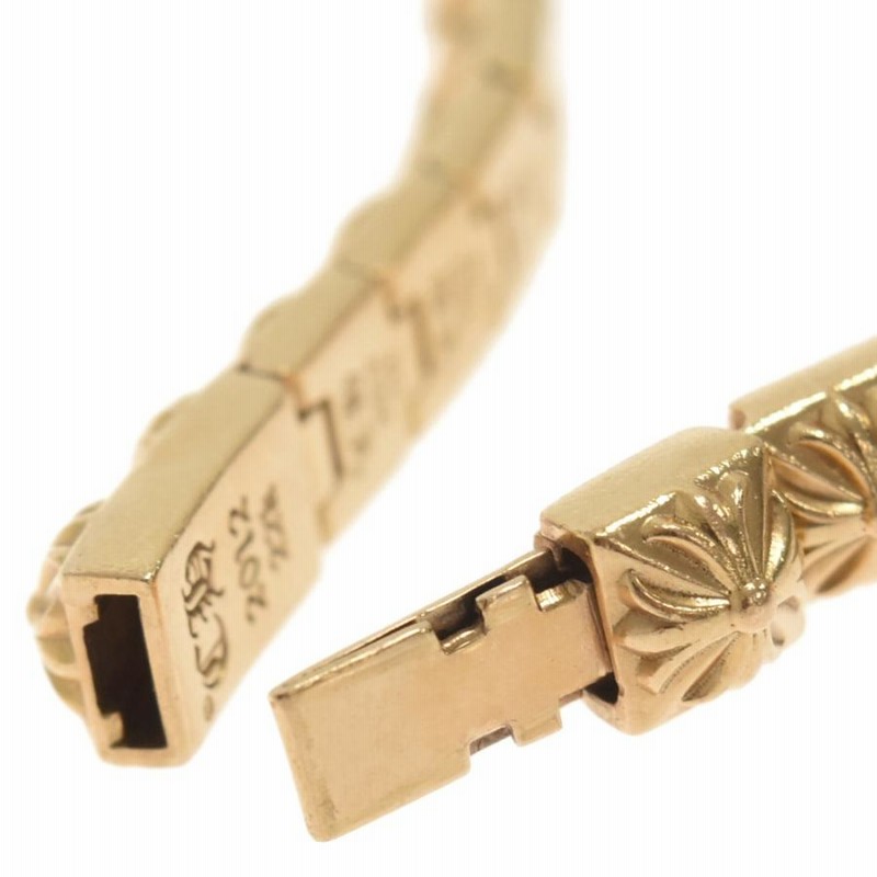 CHROME HEARTS クロムハーツ 30LINK 22K PYRAMID PLS LNK 1/4