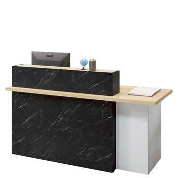 【Hampton 漢汀堡】微特5.8尺櫃台桌-坐右(桌子/桌/櫃台桌/工作桌)