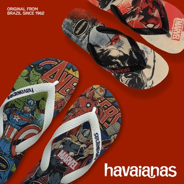 Havaianas 哈瓦仕 漫威英雄 復仇者聯盟 美國隊長 蜘蛛人 猛毒 漫畫 拖鞋 男鞋 Top Marvel 共2款
