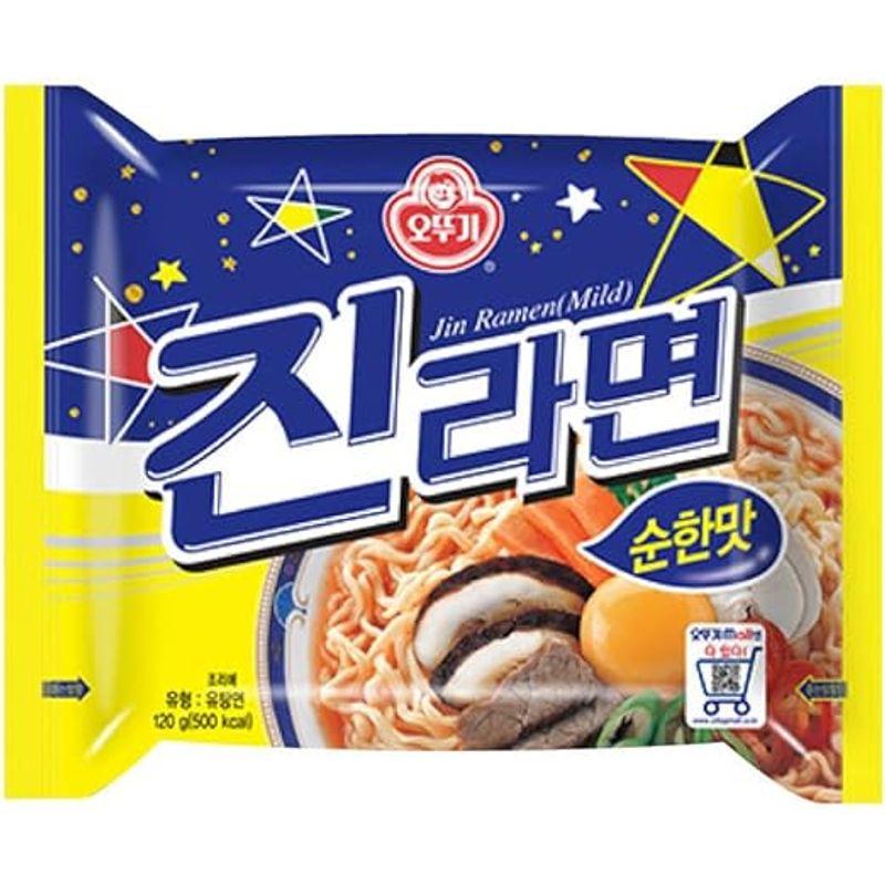 オットギ ジンラーメン(純味)120g 韓国食品韓国食材韓国ラーメン インスタントラーメン袋ラーメンラーメン 美味しいラーメン