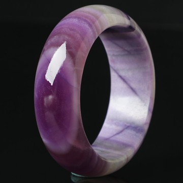 市面罕見-斯里蘭卡千層舒螢石手鐲女款  異象水晶鐲子飾品