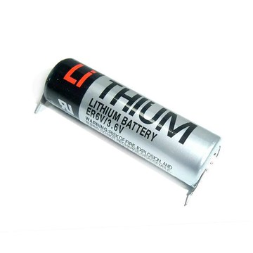 日本 TOSHIBA ER-6V 一次性鋰電池 AA 3.6V 2200mAh 帶Pin 儀器用 焊腳