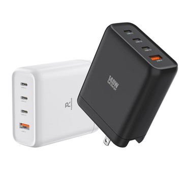 PowerRider PD140W 140W 氮化鎵4孔折疊快速充電器