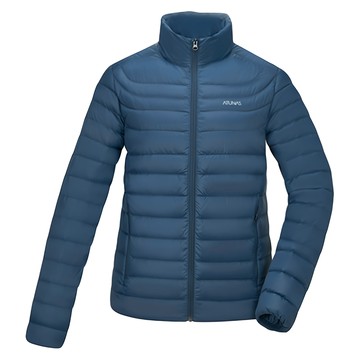 ATUNAS 歐都納 KEEP WARM男款輕量羽絨外套 30D細丹尼柔軟舒適 潑水羽絨  M  霧藍