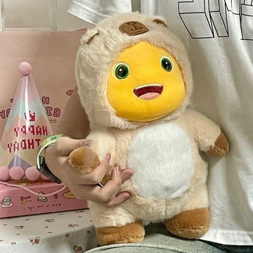 桃園出貨✨ 新款可愛卡皮巴拉水豚奶龍公仔毛絨恐龍情侶玩偶禮物生日禮物 1016