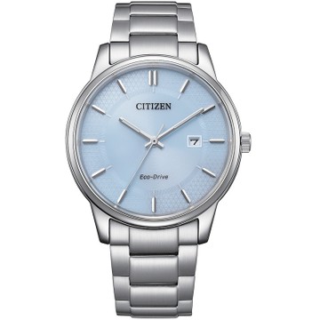 CITIZEN 星辰 冰河藍 光動能簡約手錶 新年開運 送禮推薦-40mm BM6978-77L