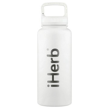 iHerb Goods, iHerb® Bohtal Insulated Sports Bottle, White, 32 oz (960 ml)
