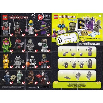 ||高雄 宅媽|樂高 積木|| LEGO“71010“第14代人偶-萬聖節 （夾鏈袋裝）
