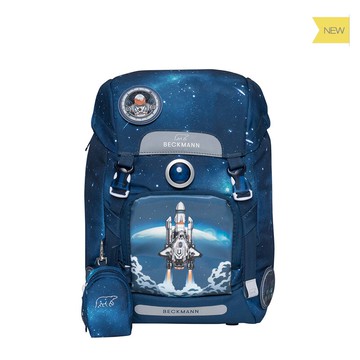 【毒】2022最新款 BECKMANN書包　挪威護脊書包　Classic 兒童 22L - 3D太空火箭【領券折222｜Cube卡+APP下單最高10%回饋】