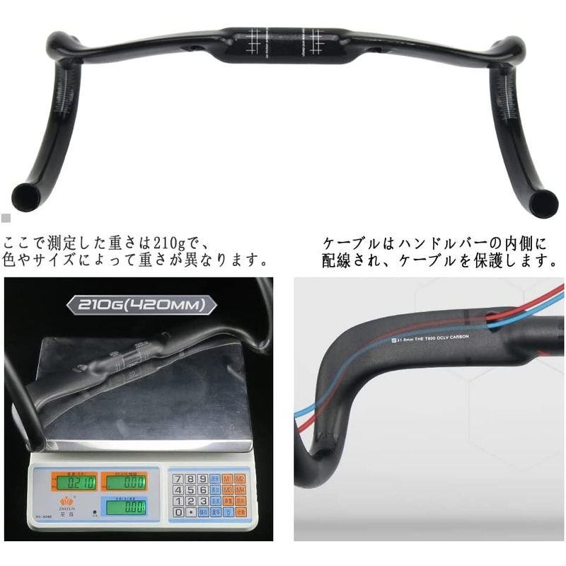 RXL SL ドロップハンドル 420mm カーボン ハンドル 外径31.8mm ロードバイク 自転車 内臓ケーブル ハンドルバー UD艶消 |  LINEショッピング