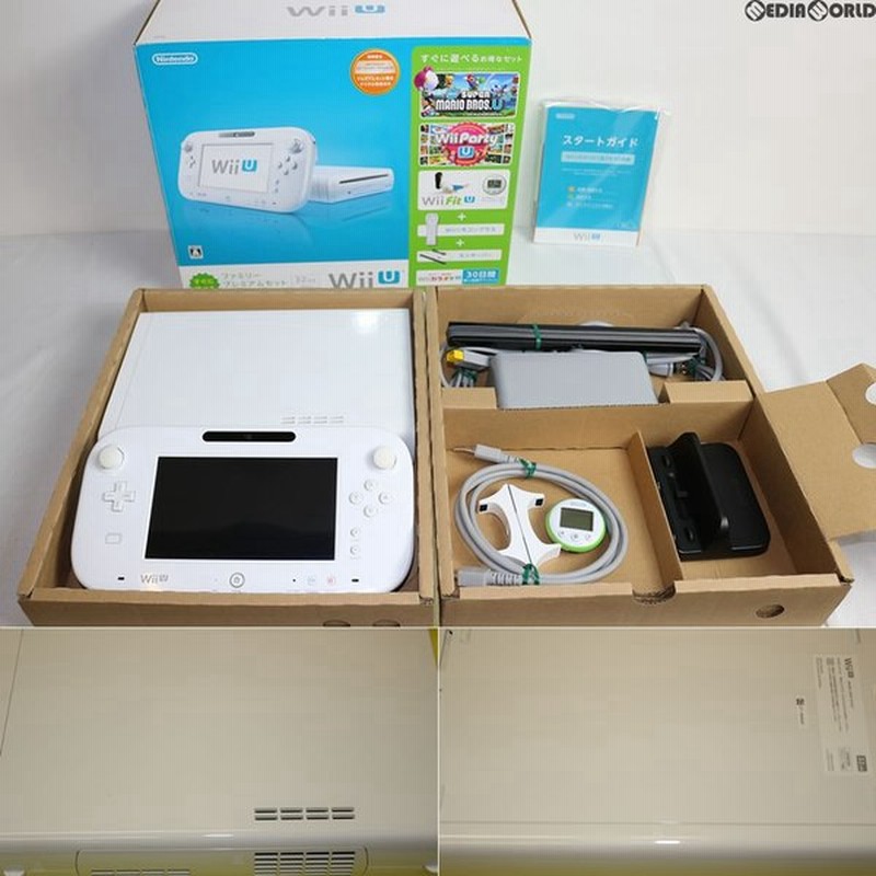 中古即納 訳あり 本体 Wiiu Wii U すぐに遊べるファミリープレミアムセット Wii Fit U シロ Shiro 白 Wup S Waft 通販 Lineポイント最大0 5 Get Lineショッピング