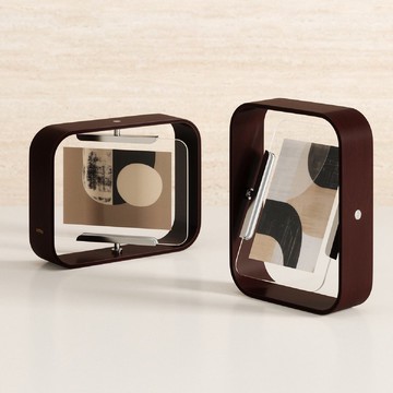 【Umbra】Bellwood木紋旋轉相框(褐棕4x6吋)