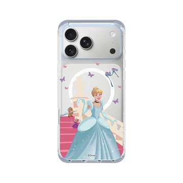 iPhone 17 Pro Max ClearX (MagSafe 兼容) 冰透藍 - 迪士尼-公主系列 Disney Princess - 灰姑娘