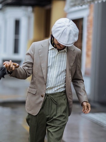 SOARIN英倫復古縫線西裝外套(2421XZ62)