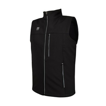 FIRESTAR 男立領軟殼背心(搖粒絨)(上衣 慢跑 路跑 保暖 運動「H4735-10」≡排汗專家≡