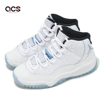 Nike 休閒鞋 Air Jordan 11 Retro PS 中童 傳奇藍 Columbia 小朋友 378039-104