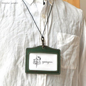 掛繩式證件夾 No.4 Buttero