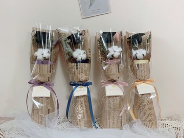 sueing_blossom  可愛風棉花畢業花束