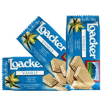 《Loacker》義大利萊佳香草哈斯餅45g*3入