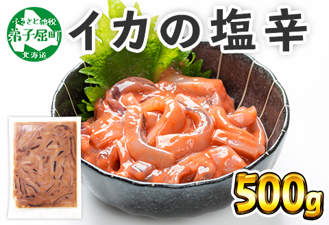 442.いかの塩辛 500g いか イカ 烏賊 おつまみ 魚介 海鮮 送料無料 北海道 弟子屈町