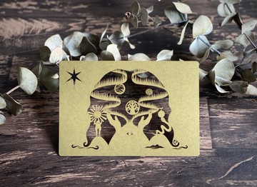 【 五行之鑰 】雷雕卡片