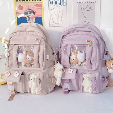 。初高中森系女書包學生ins日系韓版原宿ulzzang網紅高顏值雙肩包