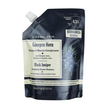 (預購) Lerbolario 蕾莉歐 黑杜松活力沐浴洗髮精補充包 500ml  (LO903)