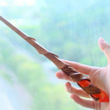 Nicky 客製的刻名魔杖【Fantastic Beast Oak Wand】