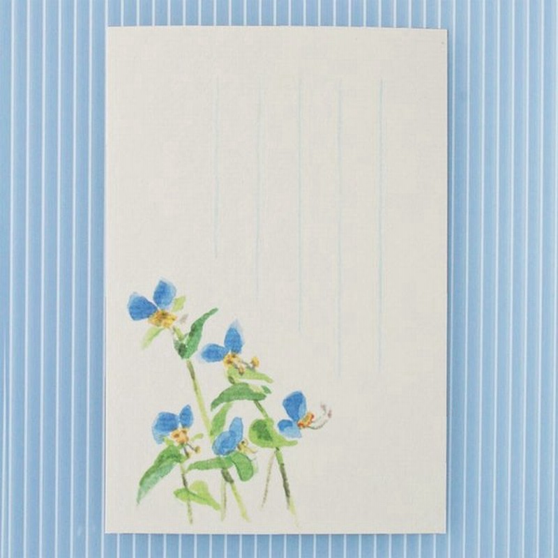 絵葉書 おしゃれ 和紙 季節の絵はがき 夏 つゆくさ 通販 Lineポイント最大get Lineショッピング