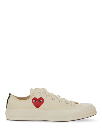 comme des garcons play converse sneaker with logo