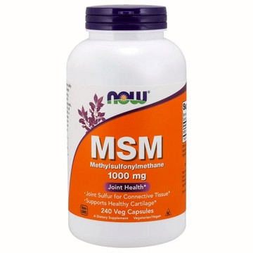 M.S.M 240 Caps by Now Foods