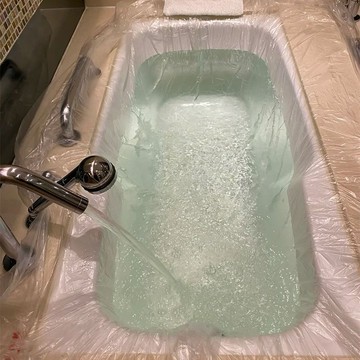 一次性洗澡家用浴袋超大旅行酒店沐浴泡澡浴池浴缸加厚塑料膜 收納包 淋浴 折疊浴缸 充氣浴缸 浴缸折疊 摺疊浴缸 泡澡袋
