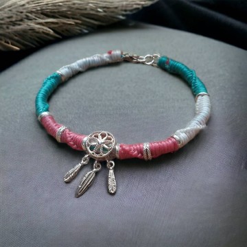 捕夢網 蠶絲蠟線幸運繩