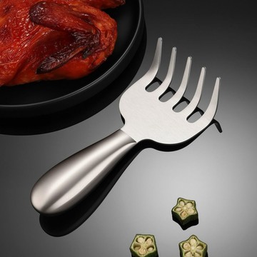 切肉護手器 不鏽鋼 廚房小白必備 防切手神器  新手適用多功能加厚廚房切菜切肉防切防燙神器超厚不鏽鋼熊爪護手