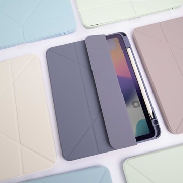 iPad平板保護套 Flip 翻折系列【素色】右側筆槽款