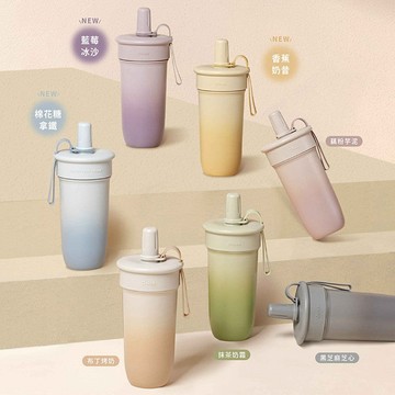 豆沙吸管800ML 藍莓冰沙(莓果紫)