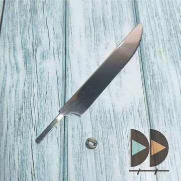 【中羿創客+】刀子套件｜刀子頭｜餐具套件｜餐刀｜刀子鐵件｜手工刀子｜美術材料｜工藝材料｜創客材料｜DIY材料