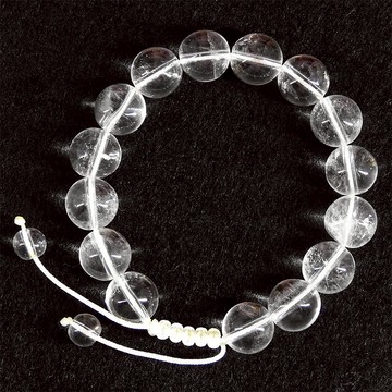 吉祥開運坊 天然白水晶手鍊 10mm 中國結 多款手圍可供選擇 淨化 擇日