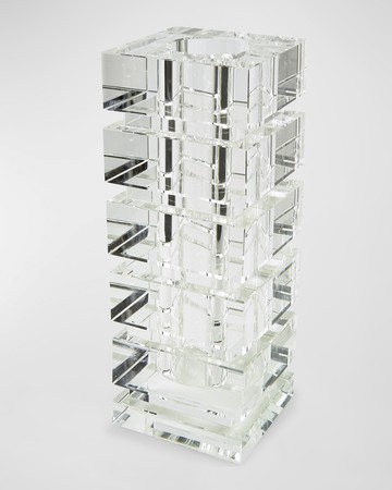 Clear Cut Crystal Illusion Vase
