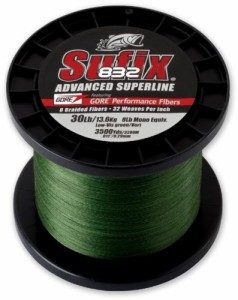 23kg Green Sufix 832 Braid Line-3500 Yards