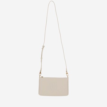 Pinko Flat Leather Shoulder Bag