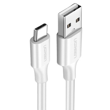 UGREEN 綠聯 USB-A-USB-C/Type-C 快充傳輸線 升級版  1.5m  白色  1條