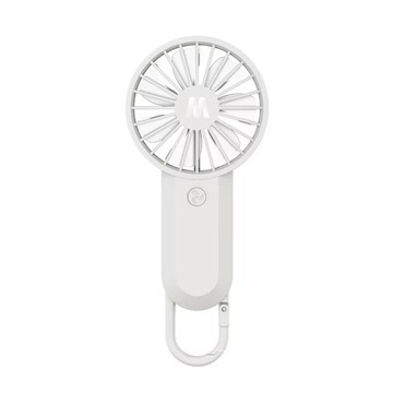 超輕登山扣USB手持電風扇 綠色