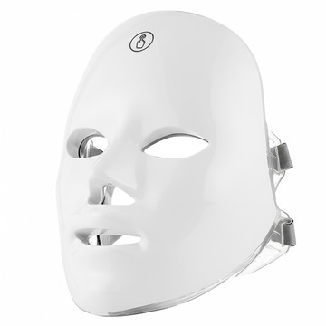 Panatec 沛莉緹 七彩LED光子美容面罩 充電式設計 一鍵觸控 1個  K-539W  白色