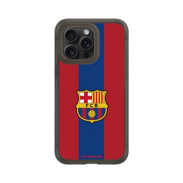 iPhone 15 Pro Max AirX 本質黑 - FC Barcelona - Logo - Two Tone Background