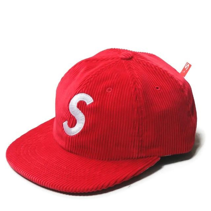 シュプリーム Supreme 17SS アメリカ製 Corduroy S Logo 6-Panel