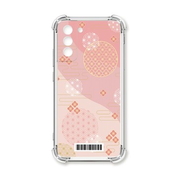 S系列(其他) 殼 TRON 三星 S21 PLUS 日系和風圓點散花系列  載具 四角防摔殼 手機殼